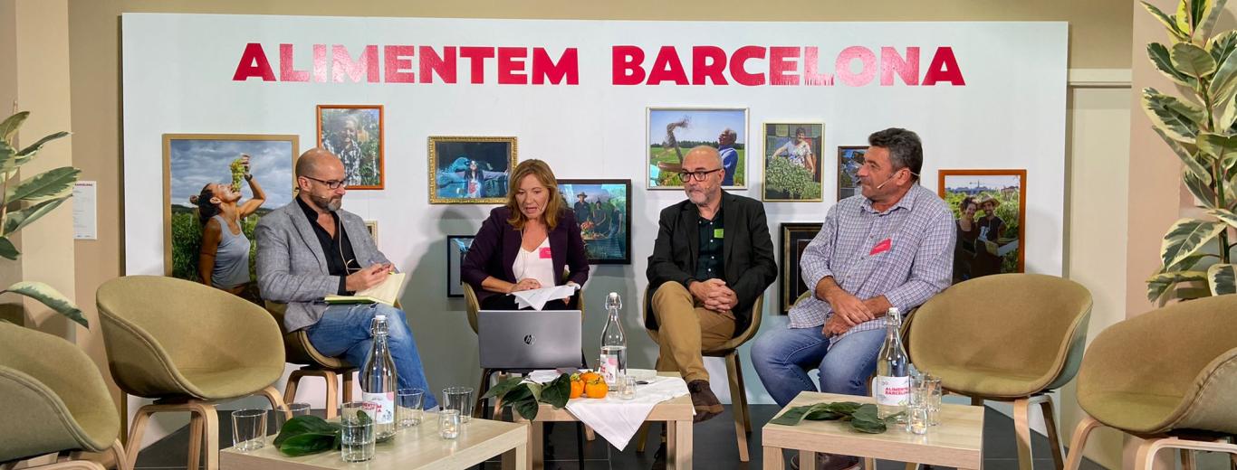 Converses que alimenten, taula de debat de la jornada "Alimentem Barcelona"