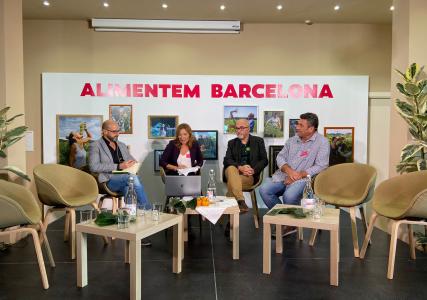 Converses que alimenten, taula de debat de la jornada "Alimentem Barcelona"